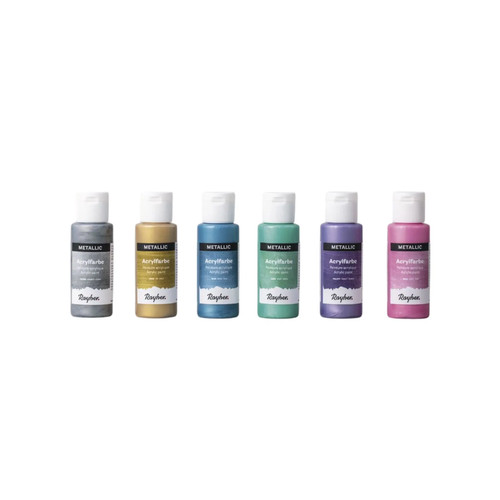 Acrylfarben set metallic - acrylfarben,
