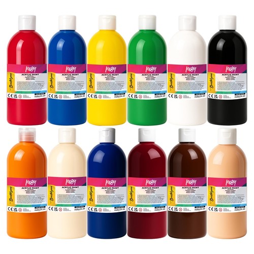 Acrylfarben set deckende - –,