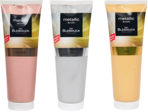 Acrylfarben set 250ml metallic - 250ml,