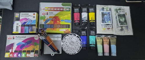 Riesiges acrylfarben - acrylfarben, &