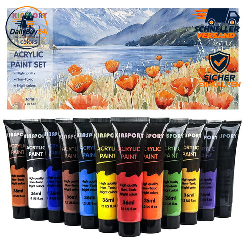 Acrylfarben set 36 ml - set,