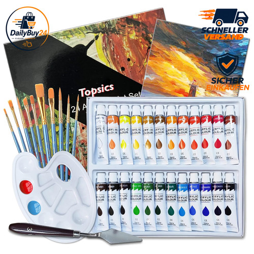 Acrylfarben set pcs 24x12ml - set,