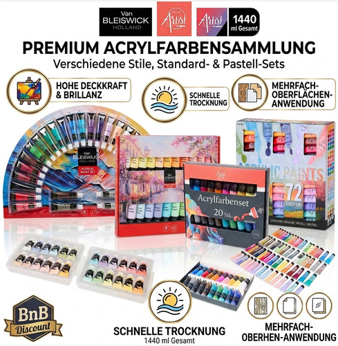 Acrylfarben set künstler - acrylfarben,