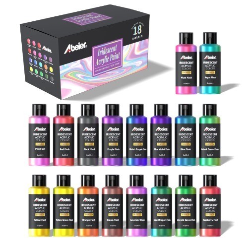 Acrylfarbe irisierend abeier - acrylfarbe,
