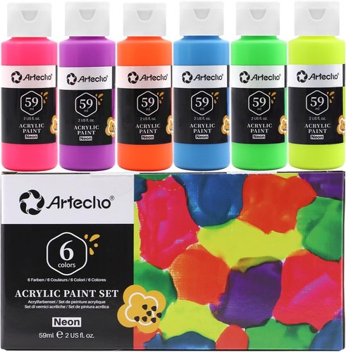 Artecho neon acrylfarben - artecho,