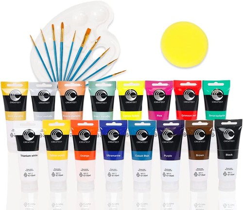 Acrylfarben set 75ml mit - 16,