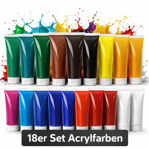 Acrylfarbe stück malfarbe - stück,