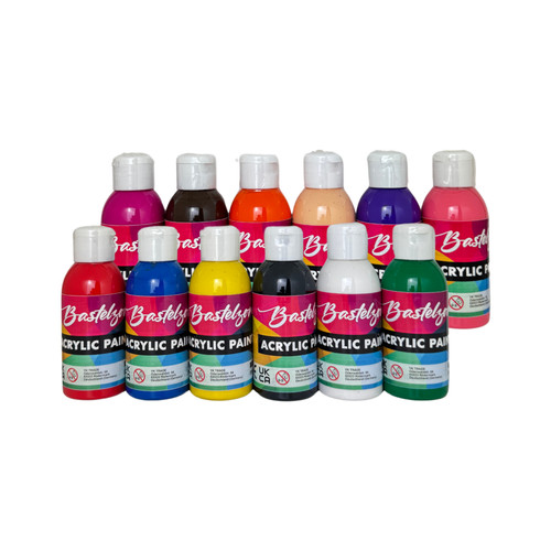 Acrylfarben set 24 farben - acrylfarben-set, 6-12-24