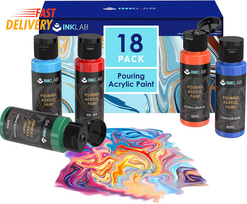 Pouring acrylfarben set - pouring,