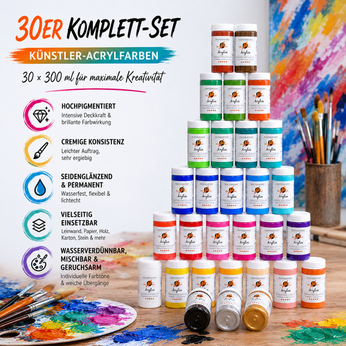 Acrylfarbe 300ml bella - bella, arte