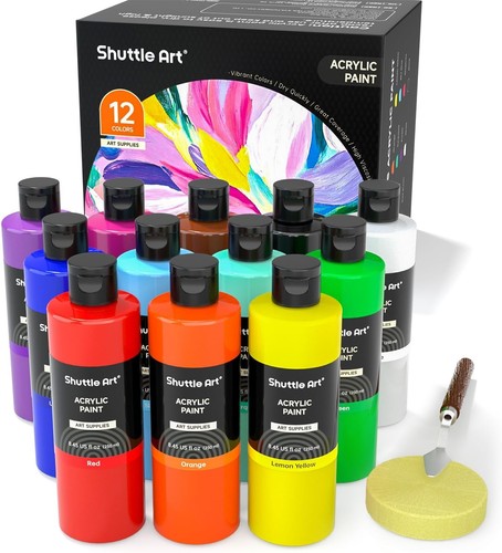 Acrylfarben set farben - 12, je