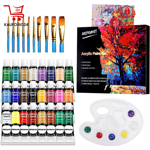 Acrylfarben set 12ml - acrylfarben,