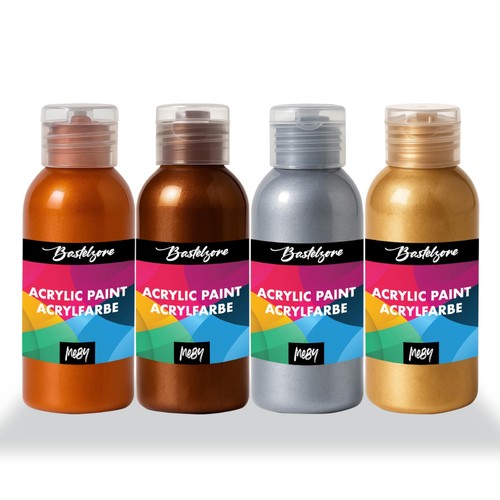 Metallic acrylfarben set - metallic-acrylfarben-set., 4