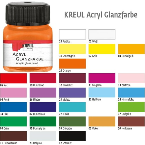 Kreul acrylfarbe glanzfarbe - acrylfarbe,