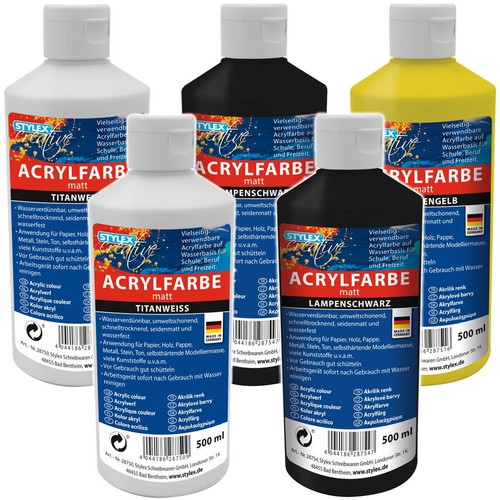 Acrylfarbe 500 stylex acryl - acrylfarbe,