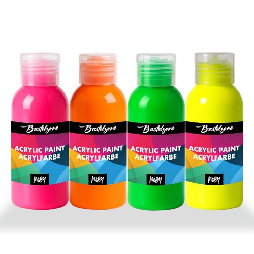 Neon acrylfarben set farben - 4,