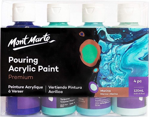 Mont marte pouring acrylfarbe - marte,