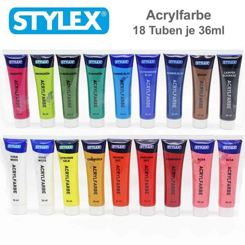 Stylex acrylfarben set - stylex,