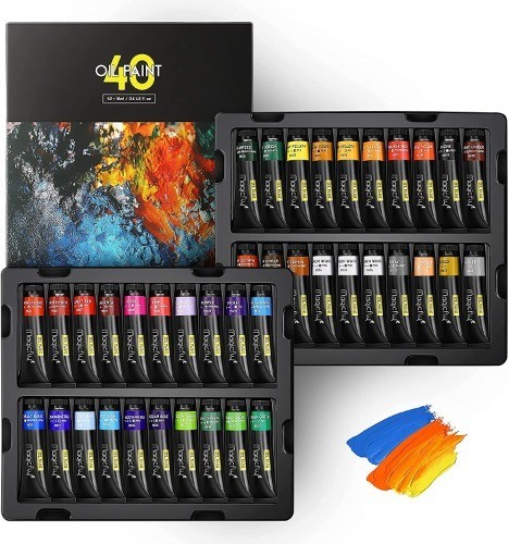 ölfarben set farben - set, (18