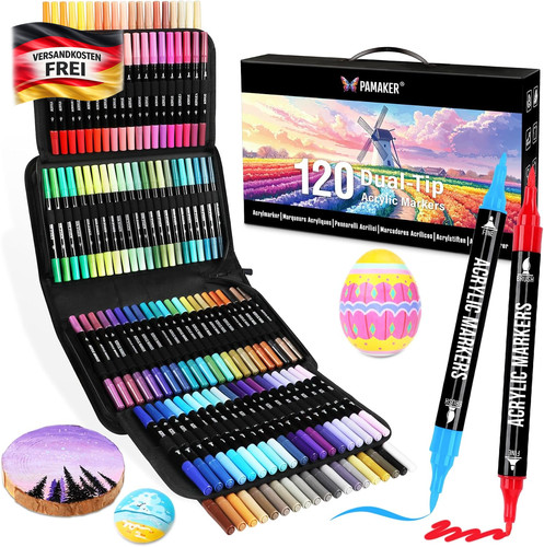Acrylstifte set mit farben - set,