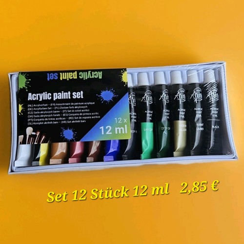 Acrylfarben set 12ml - set,