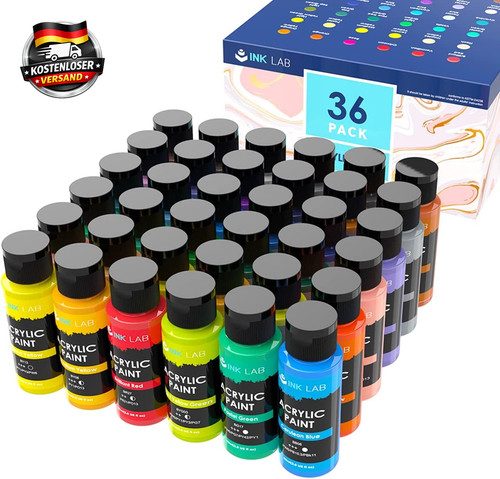 Acrylfarben set 60 ml - 36,